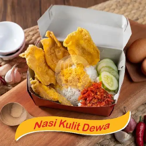 Gambar Makanan Nasi kulit Dewa Express + Geprek Gaskeun, Rasuna Garden Food Street 4