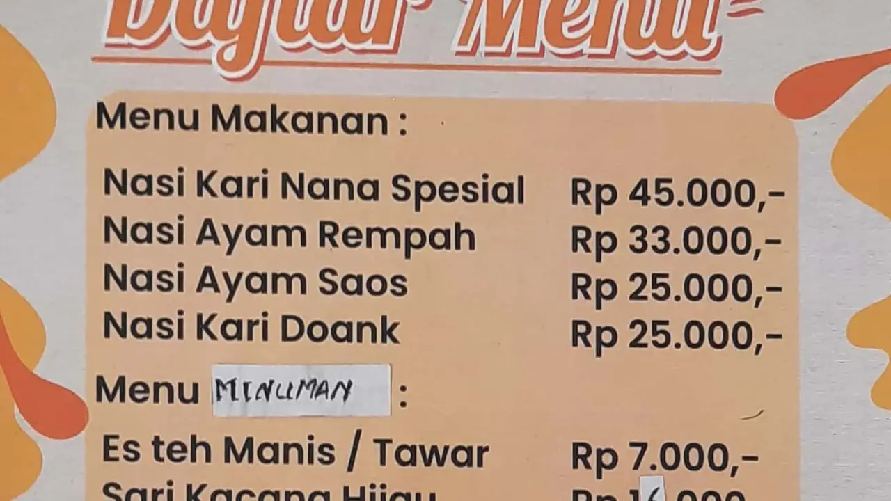 Nasi Kari Nana