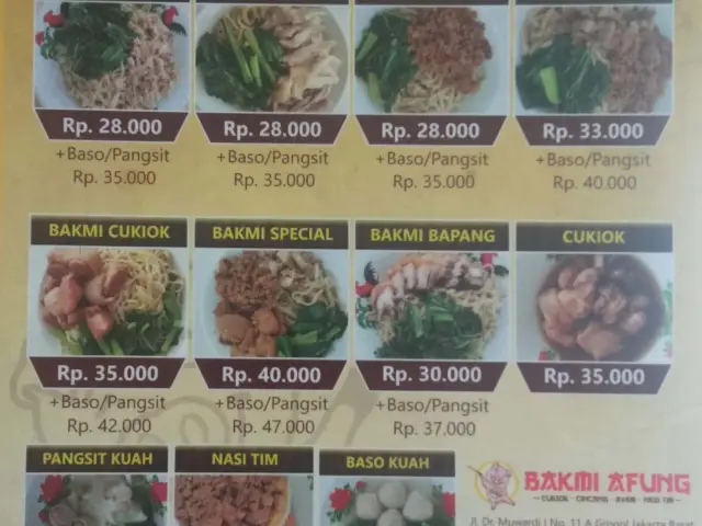 Gambar Makanan Bakmi Afung 1