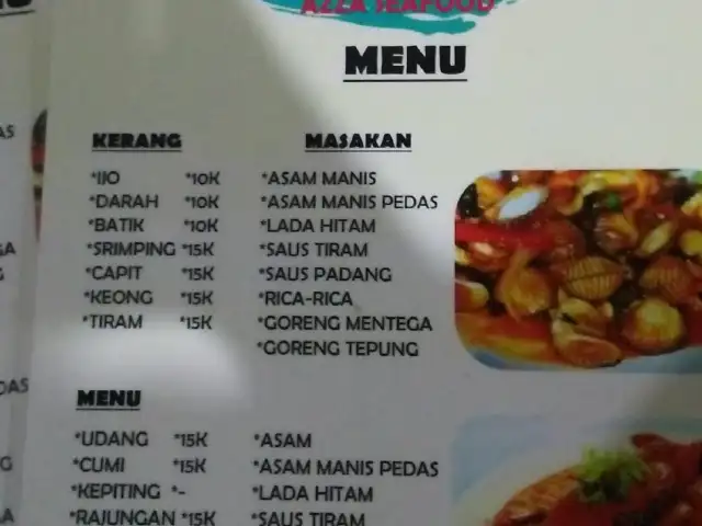 Gambar Makanan AZZA SEAFOOD MURAH 2