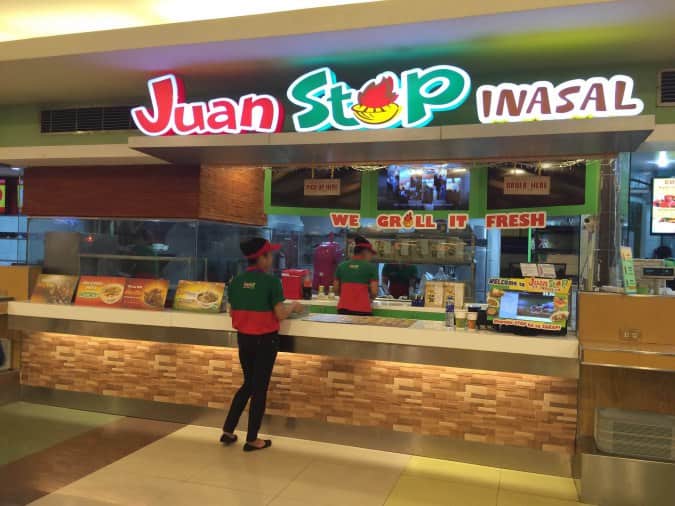Juan Stop Inasal menu price 20222023 near Bago Bantay in Quezon City