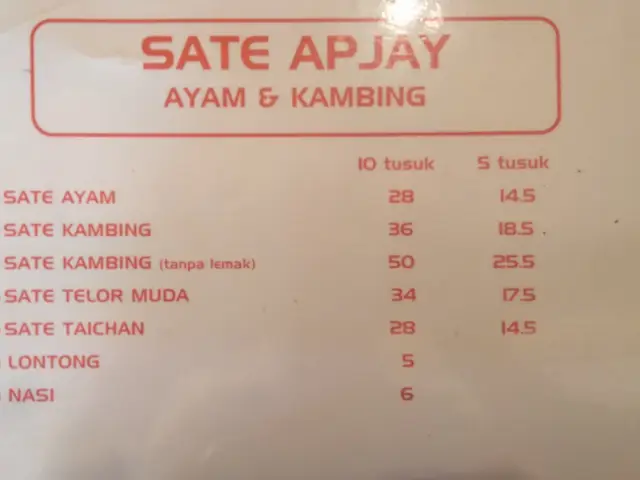 Gambar Makanan SateApjay 1