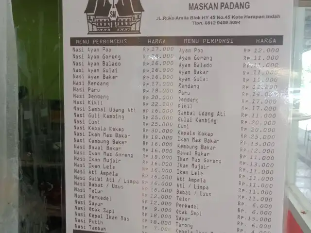 Gambar Makanan Padang Restaurant Sederhana Minang 1