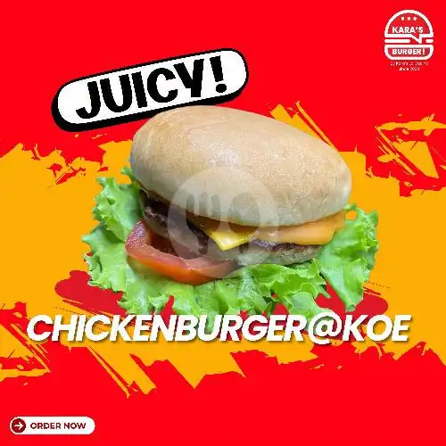 Gambar Makanan Kara's Burger Cab GM, Gambir 8