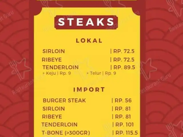 Gambar Makanan Andakar Steak - Duren Tiga 1