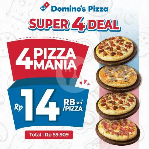 Gambar Makanan Domino's Pizza, Mall Grand Cakung 3