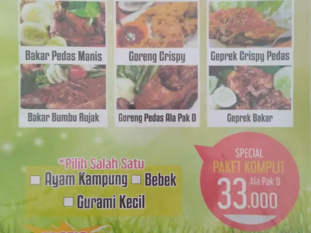 Gambar Makanan Ayam Bakar Pak D 7