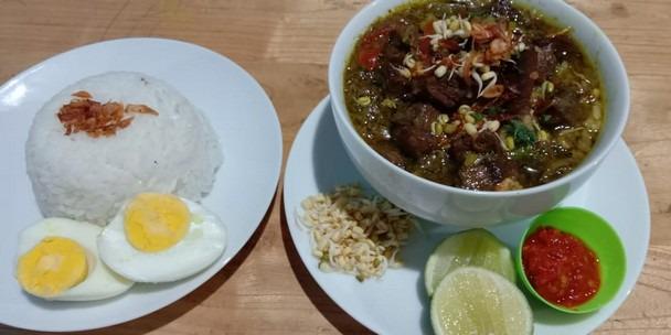 Harga Menu Rawon Ayam Panggang Dan Ayam Geprek Kedai Bigfam Kahoi