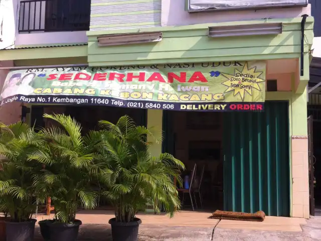 Gambar Makanan RM Ayam Goreng & Nasi Uduk "Sederhana" Babe H. Saman / H. Iwan 2