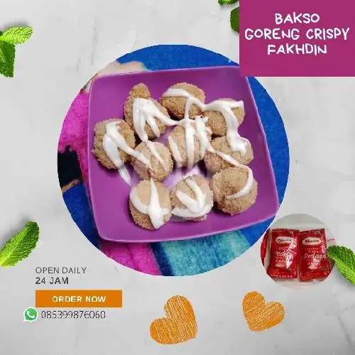 Gambar Makanan Bakso Goreng Crispy Fakhdin, Telepon 3 10