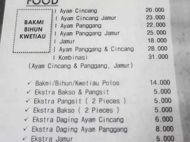 Gambar Makanan BakmiGloria 15