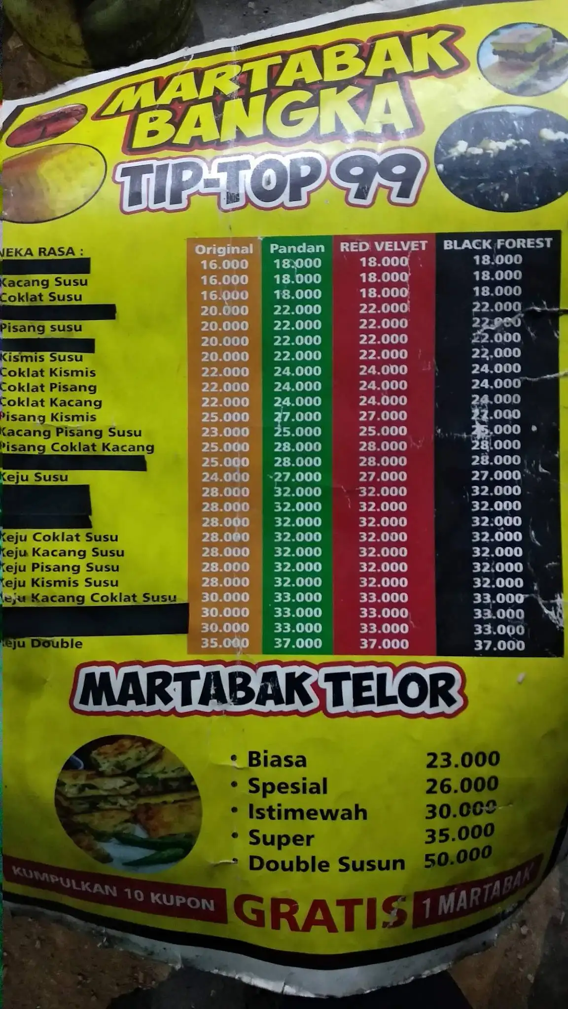 Martabak Bangka Tip Top 99