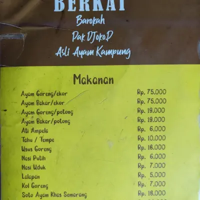 Ayam Goreng Berkat