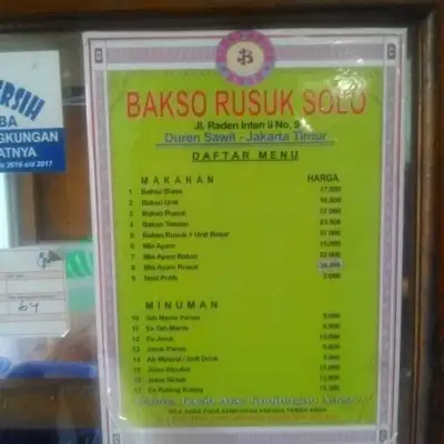 Bakso Rusuk Solo