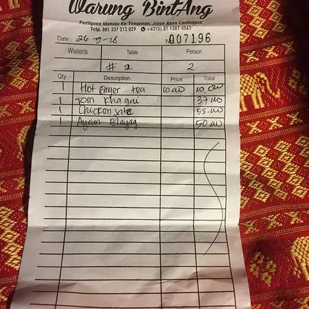 Gambar Makanan Warung Bintang 8