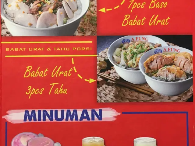 Gambar Makanan A Fung Baso Sapi Asli 2