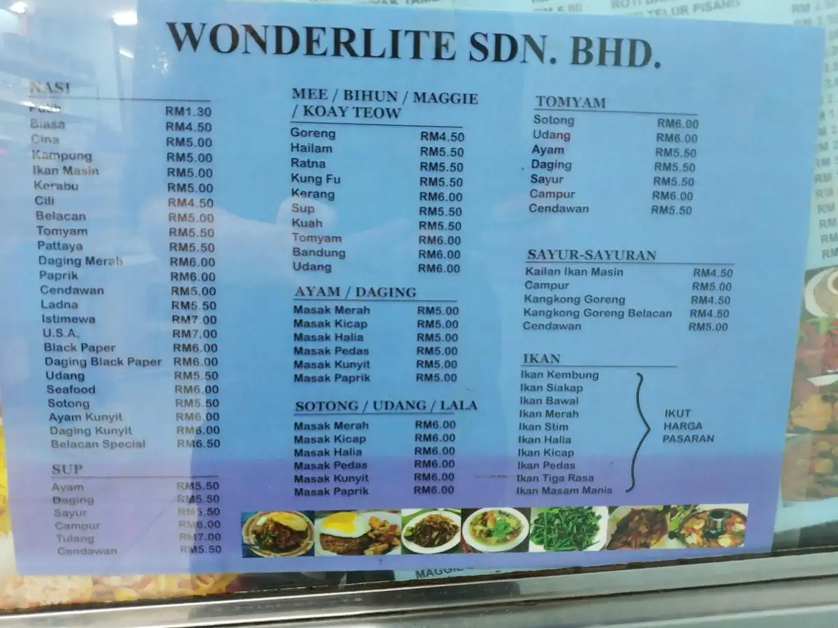 Nasi Kandar Wonderlite Sdn.Bhd.