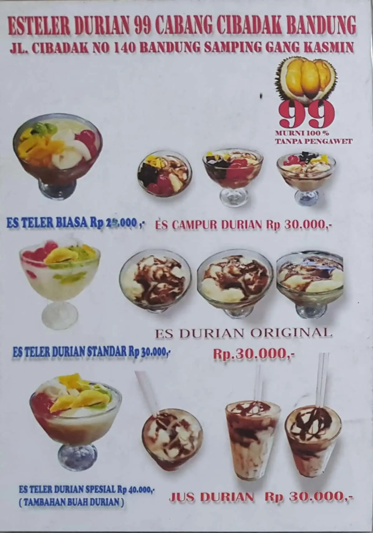 Es Teler Durian 99