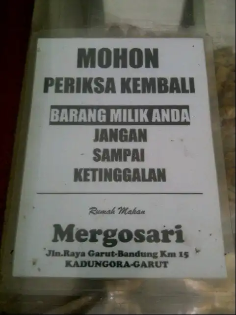 Gambar Makanan Rumah Makan Mergosari 14