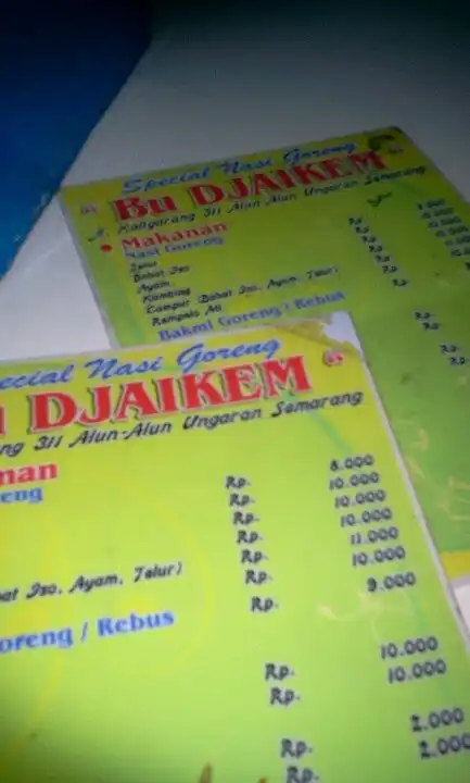 Gambar Makanan Spesial Nasi Goreng "Bu Djaikem" 11