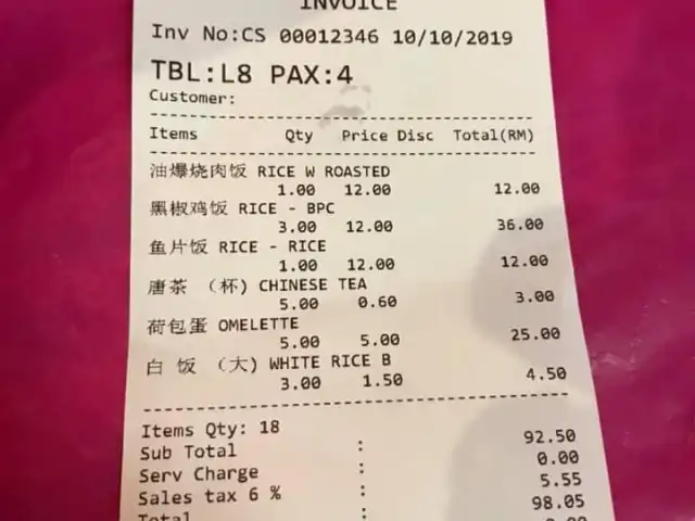 Restoran Sin Yit Sing 新日昇餐館