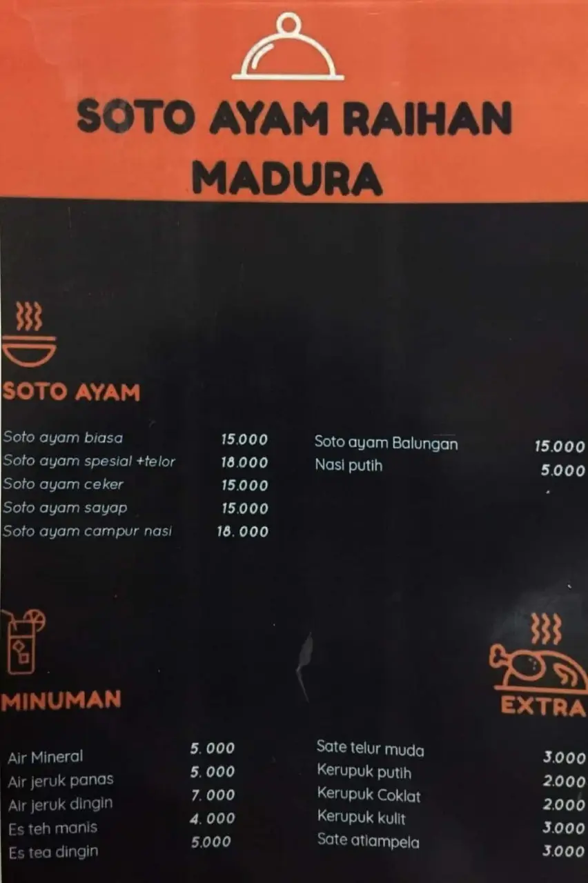 Soto Ayam Raihan Madura