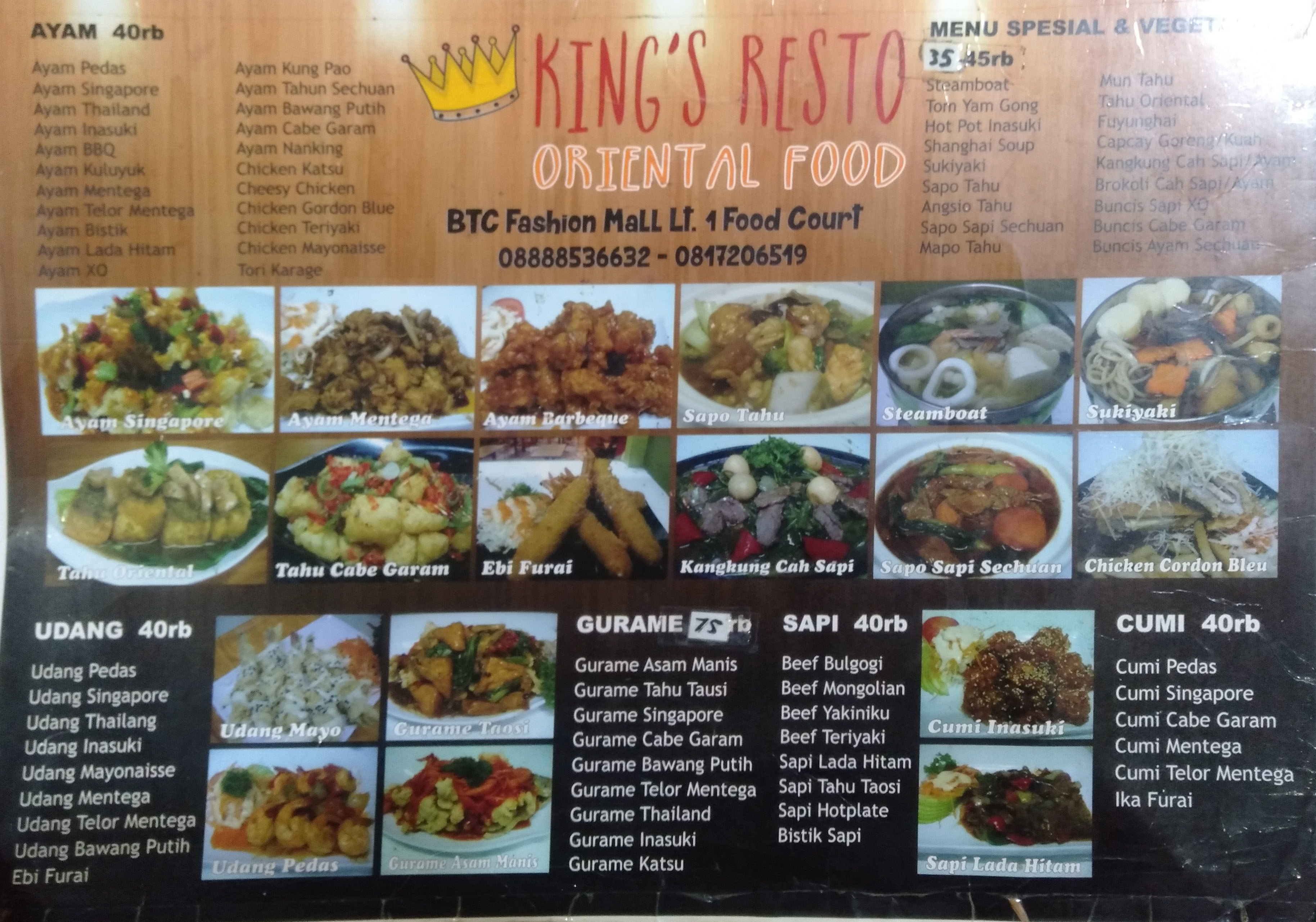 King's Resto terdekat Restoran dan Tempat Makan Indonesia terdekat di