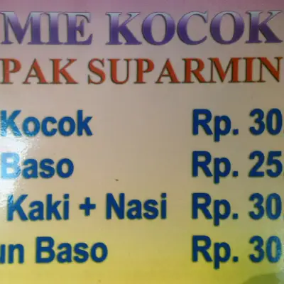 Mie Kocok Pak Suparmin