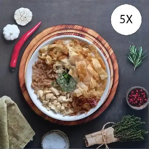 Gambar Makanan Bubur Ayam Atung, Pasar Gg.Lilin 7