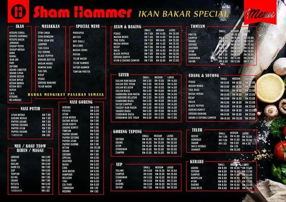 Sham Hammer Ikan Bakar Special