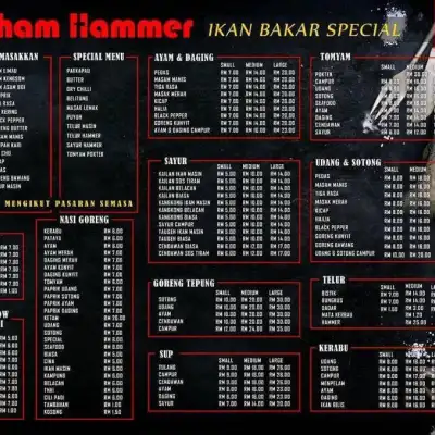 Sham Hammer Ikan Bakar Special