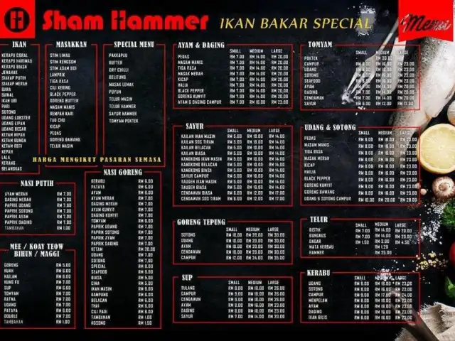 Sham Hammer Ikan Bakar Special