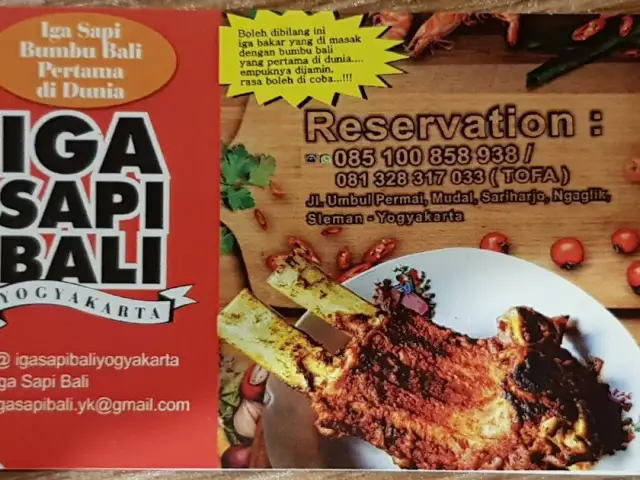 Gambar Makanan Iga Sapi Bali ( Bali Beef Rib's) 18