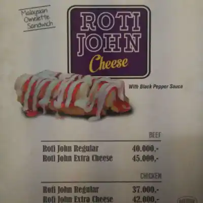 Roti John Cheese