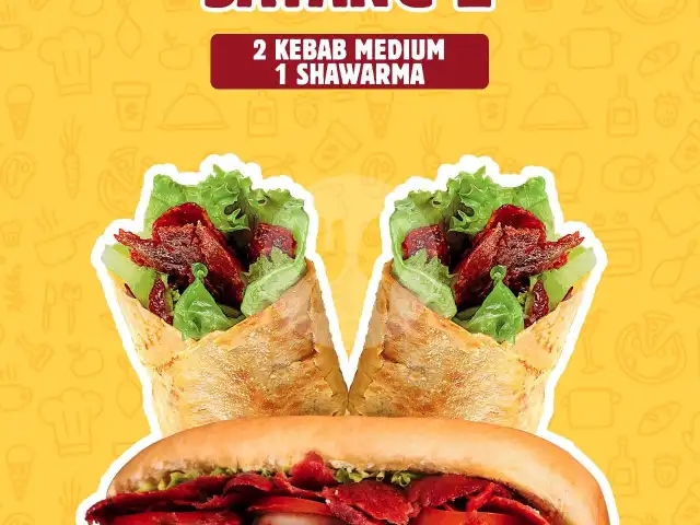 Gambar Makanan Kebab Alibaba, Nusantara Raya 20