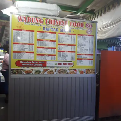 Warung Chinese Food 86