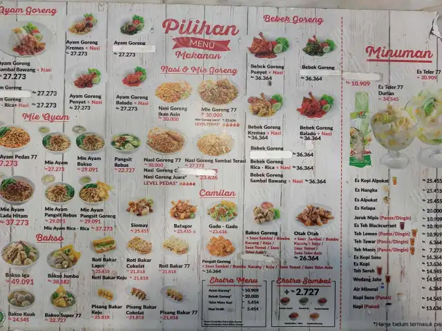 Gambar Makanan Gerai Es Teler 77 Gajah Mada Plaza 1