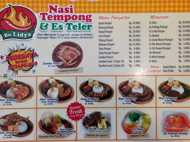 Gambar Makanan Nasi Tumpeng & Es Teler 2