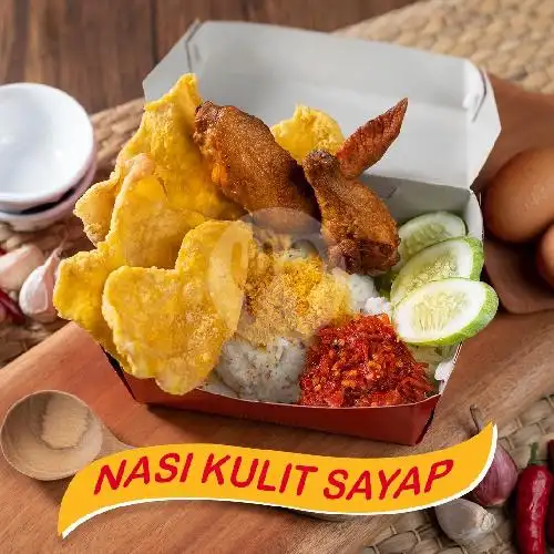 Gambar Makanan Nasi kulit Dewa Express + Geprek Gaskeun, Rasuna Garden Food Street 14