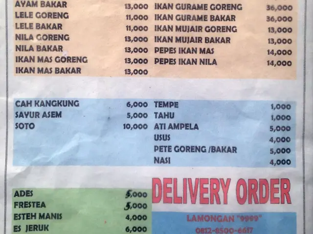 Gambar Makanan Ayam Bakar & Goreng Lamongan 9999 1