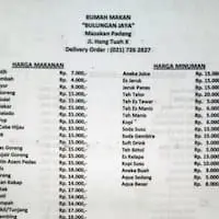 Gambar Makanan Rumah Makan Bulungan Jaya 2