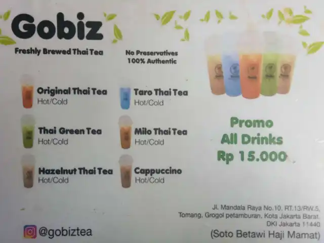 Gambar Makanan Gobiz Thai Tea 1