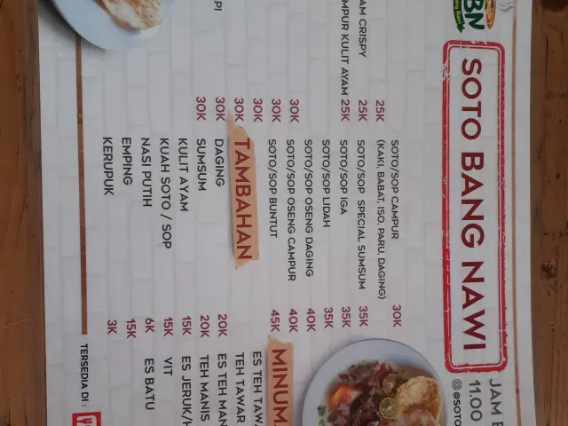 Gambar Makanan Soto & sop khas betawi bang nawi 2