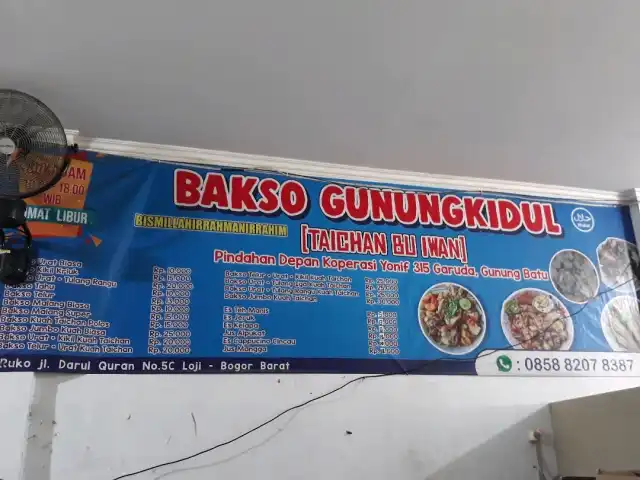 Gambar Makanan Bakso Gunung Kidul Taichan Bu Iwan 1