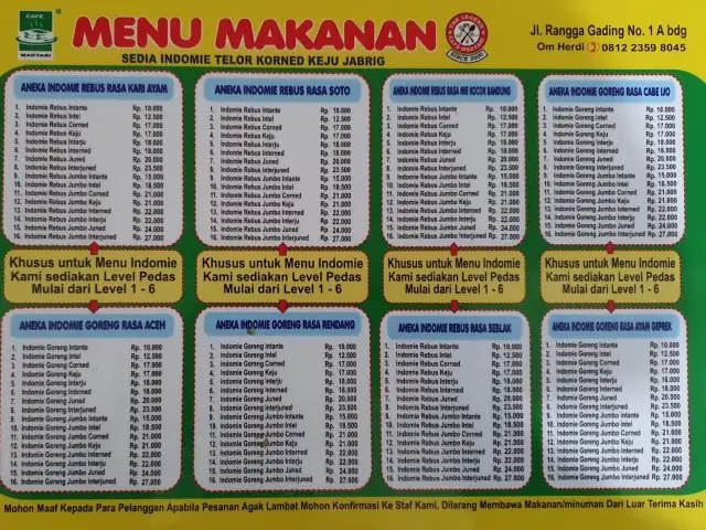 Gambar Makanan Cafe Madtari 3