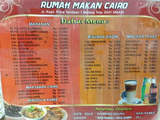 Gambar Makanan Rumah Makan Cairo 13