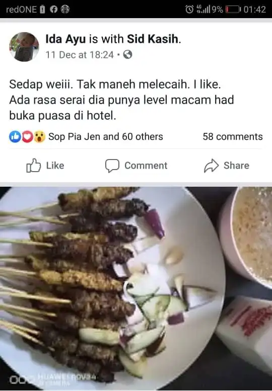 Satay Bajet Anak Beranak Bertam Putra