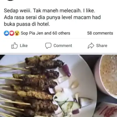 Satay Bajet Anak Beranak Bertam Putra