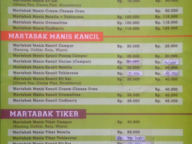 Gambar Makanan Martabak Gading Pecenongan 2