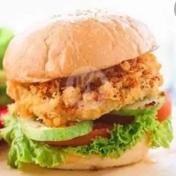 Gambar Makanan Burger Crispy Auliya, Medan Perjuangan 1